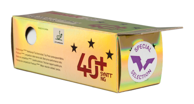 Tibhar Ball *** WTT40+ weiß