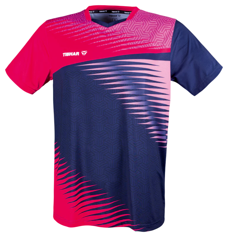 Tibhar Shirt AZUR pink/dunkelblau