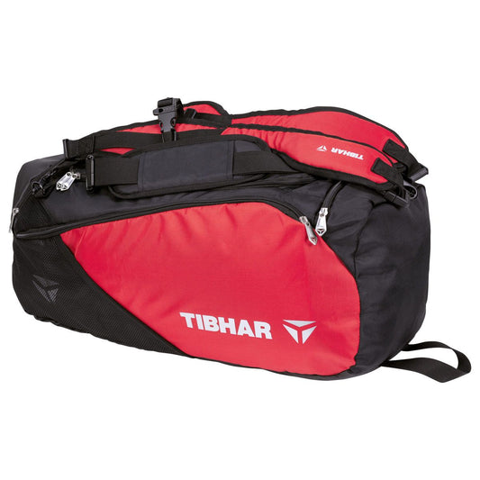 Tibhar Tasche Mesh schwarz/rot
