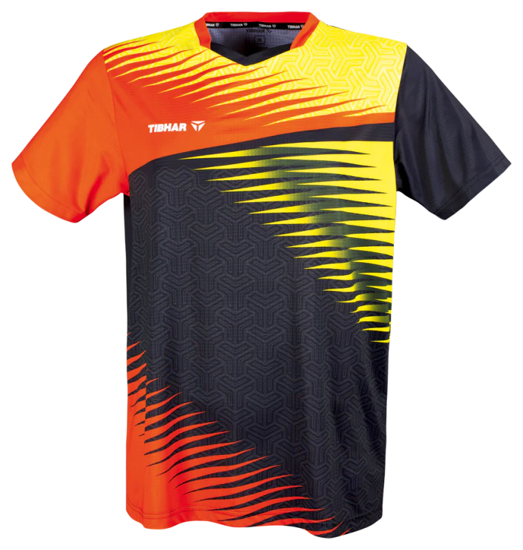 Tibhar Shirt AZUR orange/schwarz