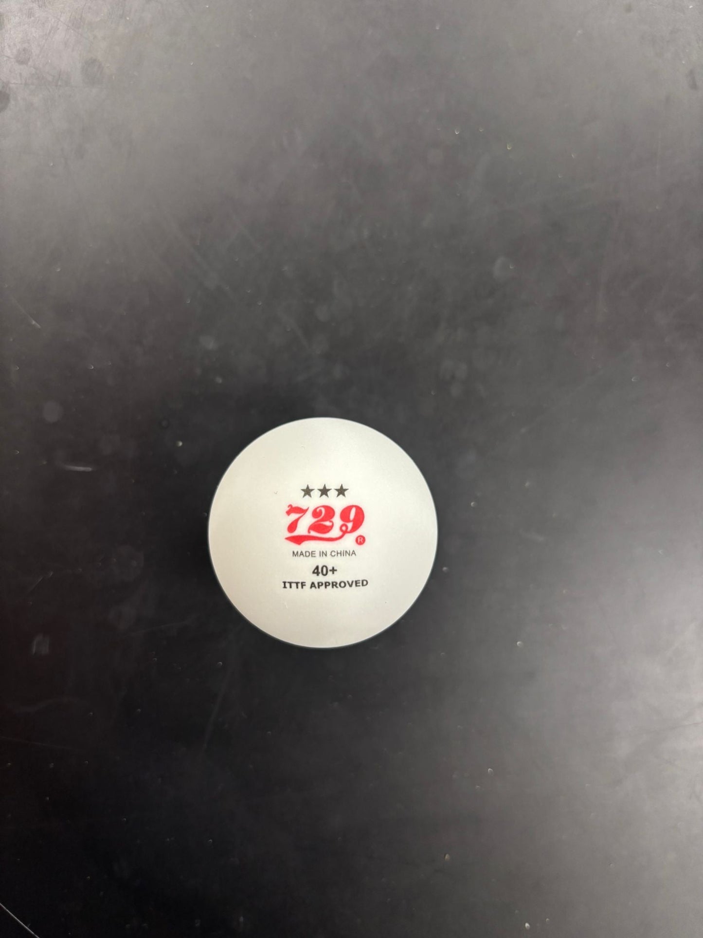 729 - Tischtennis-Bälle 40+ Three Star Ball ITTF 6 Stück