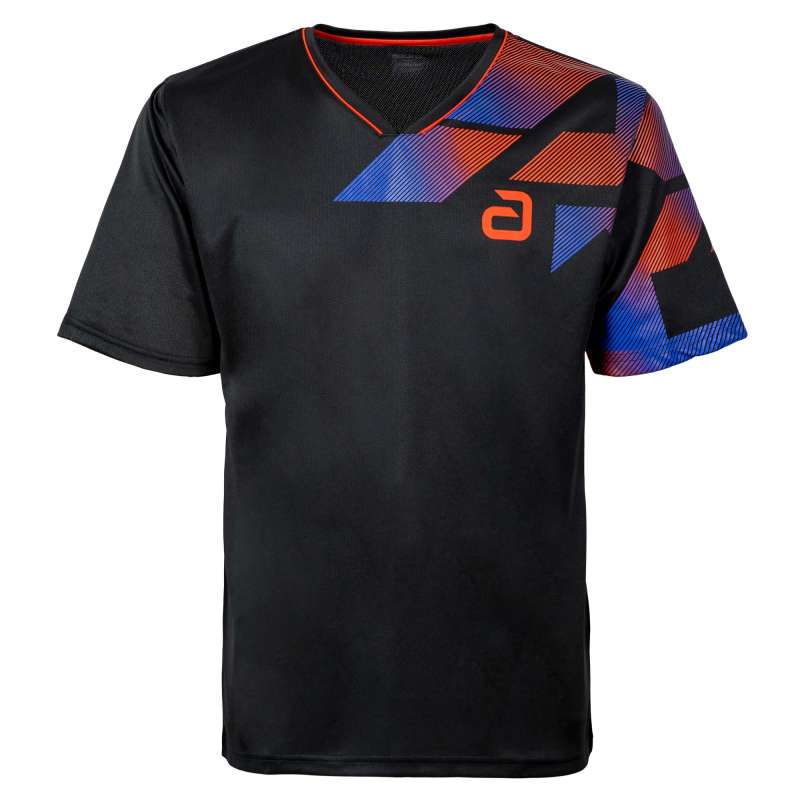 andro Shirt Benzon schwarz/rot